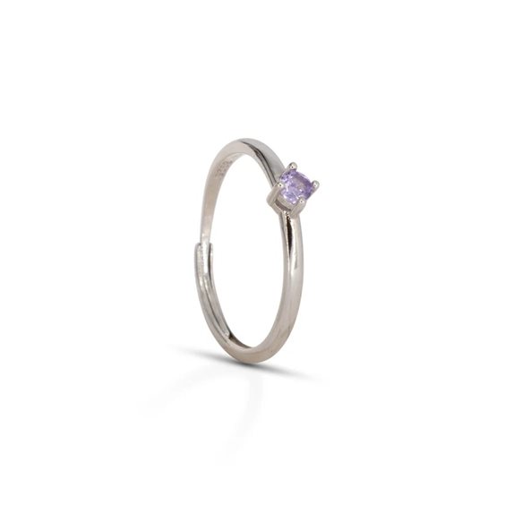 Anillo Dilvdò Mujer Solitaire in Plata Zircone ANSOLBLIL3 - ANSOLBLIL3